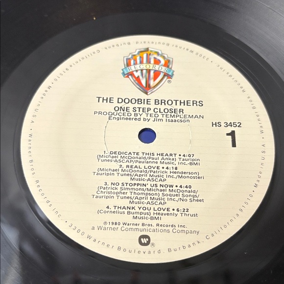 The Doobie Brothers, One Step Closer,Warner Bros HS 3452 Vinyl LP Record Album - Picture 6 of 6